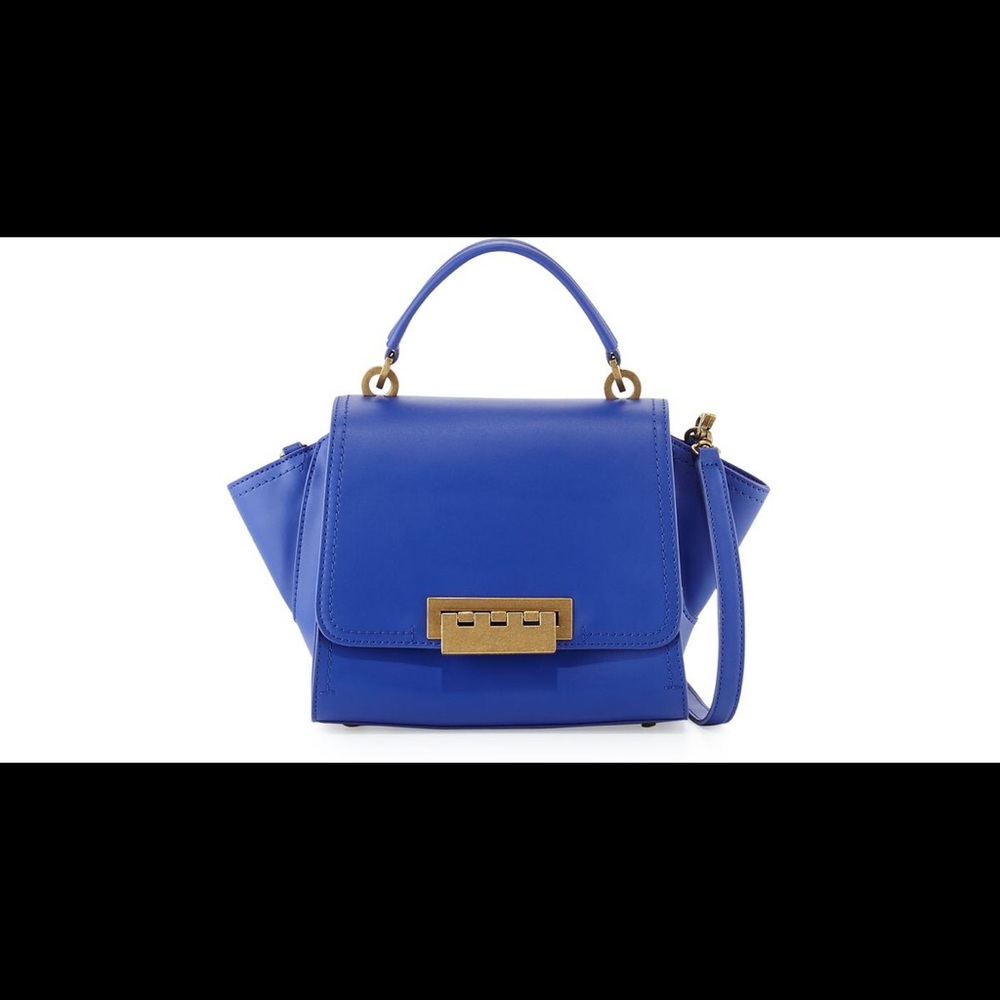 Zac Posen eartha bag cobalt blue exc condition